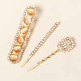 キャメル | ヘアピンセット 3点セット ヘアクリップ | shoppinggo