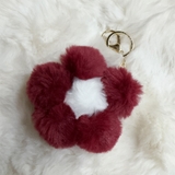 ワインレッド | ファーチャーム はな ふわふわ | shoppinggo