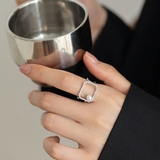 シルバー | 指輪 パール オープン | shoppinggo