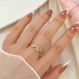 指輪 ハート オープン | shoppinggo | 詳細画像7