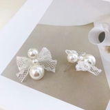 パールピアス リボン レース | shoppinggo | 詳細画像4