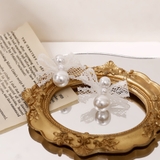 パールピアス リボン レース | shoppinggo | 詳細画像8
