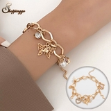 ブレスレット パール ハート | shoppinggo | 詳細画像1 