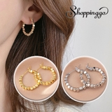 リングピアス フープピアス 小振りピアスリング ファッションピアス おしゃれ  | shoppinggo | 詳細画像1 