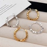 リングピアス フープピアス 小振りピアスリング ファッションピアス おしゃれ  | shoppinggo | 詳細画像2 