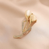 ゴールド | ブローチ はな 1個 | shoppinggo