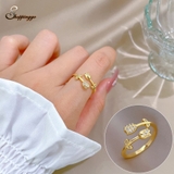 指輪 花デザイン オープンリング | shoppinggo | 詳細画像1 