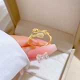 指輪 花デザイン オープンリング | shoppinggo | 詳細画像3 