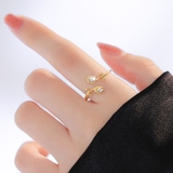 指輪 花デザイン オープンリング | shoppinggo | 詳細画像6 