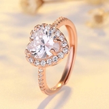 ゴールド | ハート指輪 オープン リング | shoppinggo