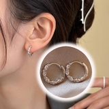 シルバー | リングピアス 小さめ ピアスリング | shoppinggo