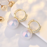 ピアス リングピアス パールピアス レディース 人気アクセサリー上品 ゴールド | shoppinggo | 詳細画像2 