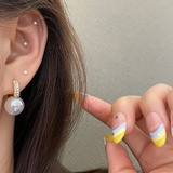 ピアス リングピアス パールピアス レディース 人気アクセサリー上品 ゴールド | shoppinggo | 詳細画像8 