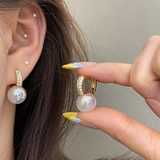 ピアス リングピアス パールピアス レディース 人気アクセサリー上品 ゴールド | shoppinggo | 詳細画像9 