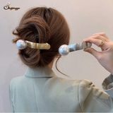 ヘアクリップ 大きめ 大粒パール | shoppinggo | 詳細画像1