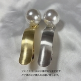 ヘアクリップ 大きめ 大粒パール | shoppinggo | 詳細画像12