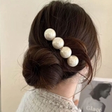 ヘアクリップ 大きめ パール | shoppinggo | 詳細画像7