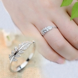 シルバー | 指輪 葉っぱデザインレディース リング | shoppinggo