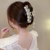 ヘアクリップ はなバレッタ ゆらゆらチェーン付き | shoppinggo | 詳細画像2 