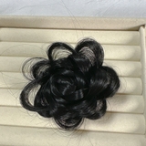 ブラック | ウィッグヘアクリップ はなウィッグ お団子ウィッグ | shoppinggo