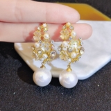 ピアス 揺れる パール レディース 人気アクセサリー キラキラ アシンメトリー | shoppinggo | 詳細画像7 