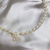 ネックレス フェイクパール ボリューム フラワーネックレス | shoppinggo | 詳細画像7