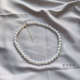 パールネックレス チョーカー フェイクパール ボリューム | shoppinggo | 詳細画像2 