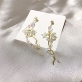 パールピアス 揺れるモチーフピアス 花 可愛い イヤリング 人気アクセサリー | shoppinggo | 詳細画像6