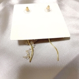 パールピアス 揺れるモチーフピアス 花 可愛い イヤリング 人気アクセサリー | shoppinggo | 詳細画像7