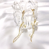 パールピアス 揺れるモチーフピアス 花 可愛い イヤリング 人気アクセサリー | shoppinggo | 詳細画像9