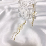 パールピアス 揺れるモチーフピアス 花 可愛い イヤリング 人気アクセサリー | shoppinggo | 詳細画像10