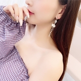 パールピアス 揺れるモチーフピアス 花 可愛い イヤリング 人気アクセサリー | shoppinggo | 詳細画像12