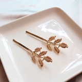 ヘアピン 2点セット ヘアアクセサリー 木の葉 シンプル | shoppinggo | 詳細画像5