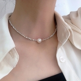 ホワイト | パールネックレス チョーカー フェイクパール | shoppinggo