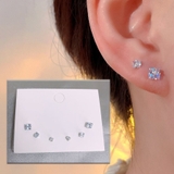 四角 | ピアス セット 3ペア | shoppinggo