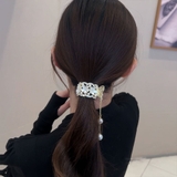キラキラヘアクリップ フラワー ヘアアクセサリー 髪飾り  花ヘアリング | shoppinggo | 詳細画像5 