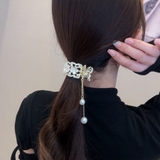 キラキラヘアクリップ フラワー ヘアアクセサリー 髪飾り  花ヘアリング | shoppinggo | 詳細画像7 