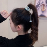キラキラヘアクリップ フラワー ヘアアクセサリー 髪飾り  花ヘアリング | shoppinggo | 詳細画像10 