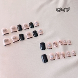 Cタイプ | ネイルチップ ショート4タイプ シンプル | shoppinggo