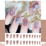Z526 | ネイルチップ 花 シンプル | shoppinggo