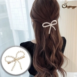 ヘアピン リボン パールビーズヘアピン | shoppinggo | 詳細画像1 