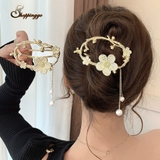 パール 花 バンスクリップ | shoppinggo | 詳細画像1