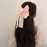 リボンバレッタ パールヘアクリップ ヘアアクセ | shoppinggo | 詳細画像10 