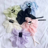 リボンバレッタ ヘアアクセ ダブル | shoppinggo | 詳細画像3 