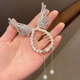 HANE | ヘアクリップ ゆらゆらチェーン付き 髪留め | shoppinggo