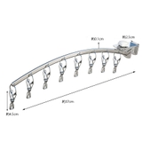 窓枠ハンガー ピンチハンガー ピンチ8個付 | shoppinggo | 詳細画像4 