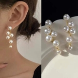 ホワイト | パールピアス 揺れる 結婚式 | shoppinggo