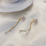 ピアス パール レディース 揺れるピアス 人気アクセサリー パーティーピアス | shoppinggo | 詳細画像4 