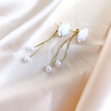 ピアス パール レディース 揺れるピアス 人気アクセサリー パーティーピアス | shoppinggo | 詳細画像8 