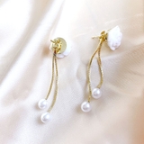 ピアス パール レディース 揺れるピアス 人気アクセサリー パーティーピアス | shoppinggo | 詳細画像9 